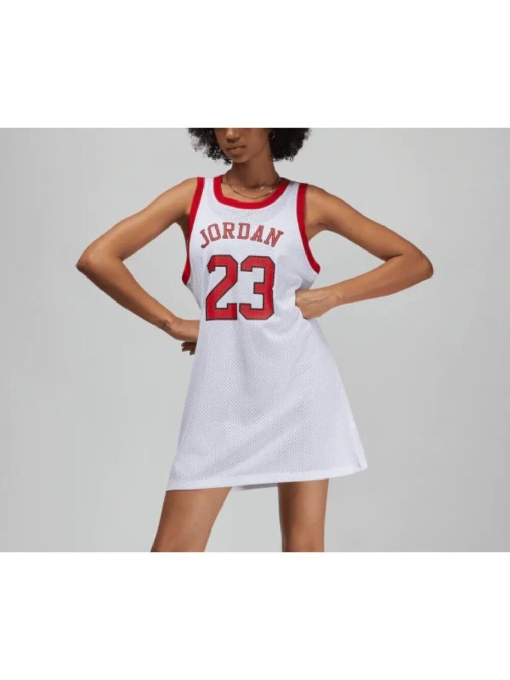 JORDAN WOMEN'S 23 HERITAGE DRESS WHITE SIZE M&L NWT